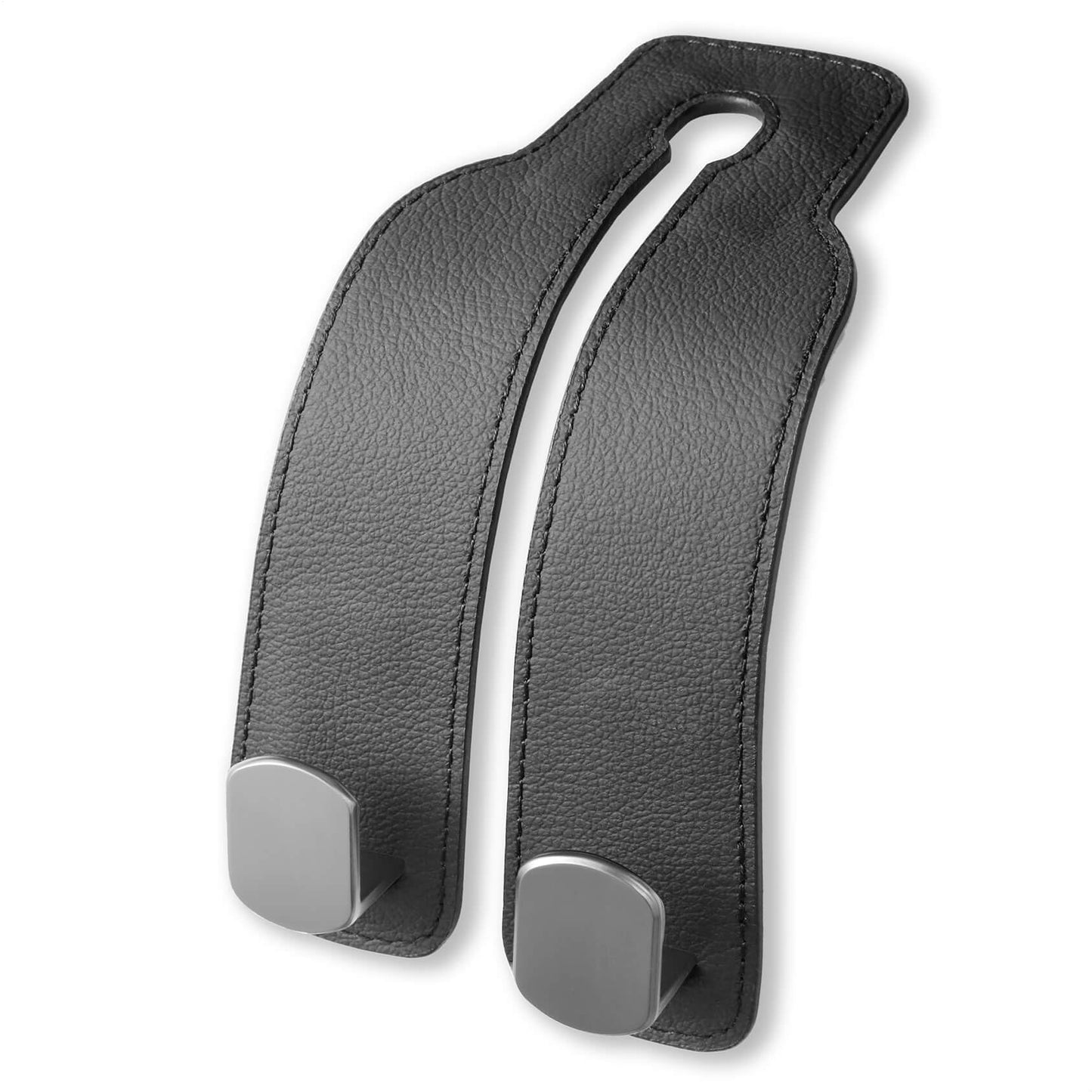 Premium Leather Headrest Hook Organizer – Secure Holder for Bags & Essentials