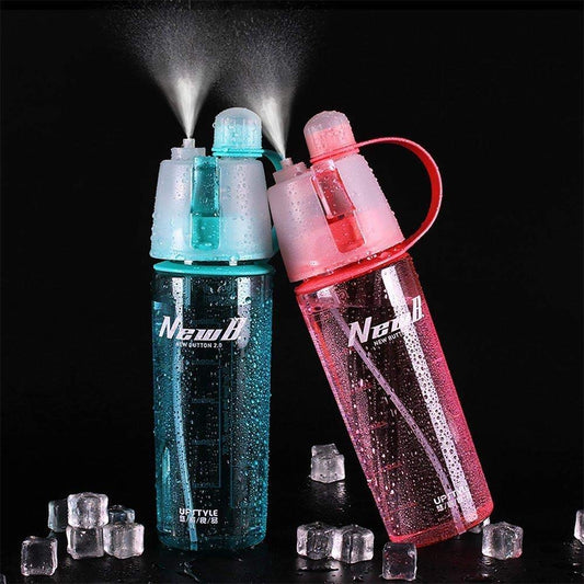 2-in-1 Mist Spray Water Bottle 600ml - The Ultimate Summer Companion