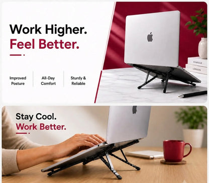 MagSpider™ 3-in-1 Stand | Foldable Magnetic Stand for Laptop, Tablet & Phone