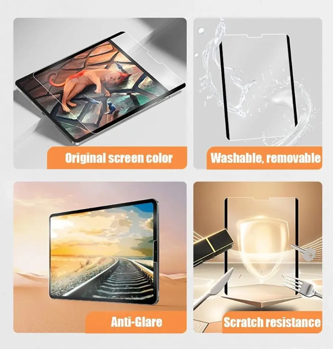 Magnetic Paperfeel Screen Protector for iPad Air 13-inch (M2/M3/M4) – Removable Matte Writing Film